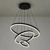 Люстра светодиодная 7101/60+40+20 черная