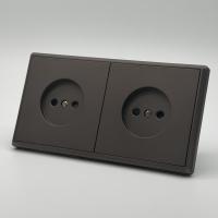 Elegant MTM-2012 2 розетки без заземления（Мокко-Матовый）