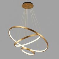 Люстра светодиодная 7105/600+400+200 золото