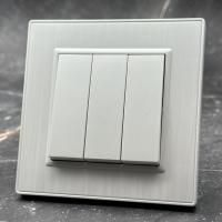 Nature MMW-010 3 клавишный 1 полюсный выключатель（Белый）