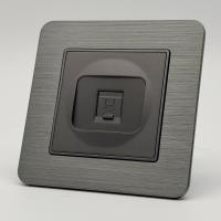 Aluminum MMC-020 Компьютерная розетка RJ-45 cat6e 10GB（Графит-Матовый）
