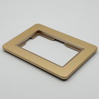 Aluminum G-110 1 постовая под двойную розетку 120 мм（Алюминиевая）Золотой