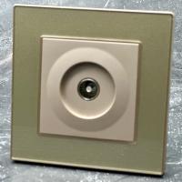 Cristal MMG-019 Телевизионная розетка（Золотой）