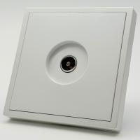 Art MTW-019 Телевизионная розетка Белый-Матовый