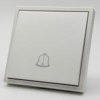 Art MTW-027 Переключатель дверного звонка（Белый-Матовый）