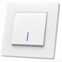 Grace MMW-004 1 клавишный 1 полюсный выключатель с LED（Белый）