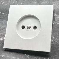 TW-012 Розетка без заземления, без рамки（Белый-Матовый）