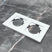 Cristal W-102 2-постовая рамка（Акрил）Белый