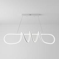 Люстра светодиодная 7201 белая