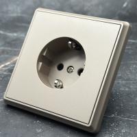 Elegant MTG-013 Розетка с заземлением （Золото-Матовый）