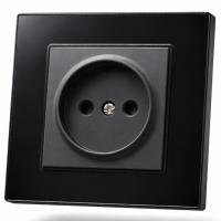 Cristal MMB-012 Розетка   без заземления（Черный）