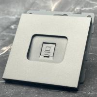 TC-022 Компьютерная розетка без рамки
（Графит-Матовый）RJ-45 cat5e 1GB