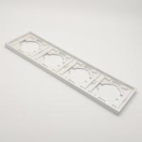 Art W-104 4-постовая рамка（Белый-Матовый）