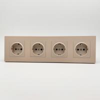 Grace MMG-4013 4 розетки с заземлением（Золото）