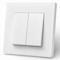 Grace MMW-006 2 клавишный 1 полюсный выключатель（Белый）