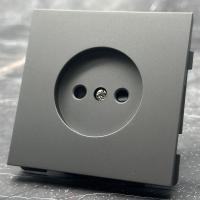 TC-012 Розетка   без заземления без рамки（Графит-Матовый）
