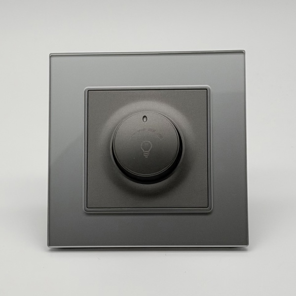 Glass MMC-026 Димер light 500W （Графит-Матовый）