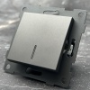 MC-004 1 клавишный 1 полюсный выключатель с LED без рамки（Графит-Матовый）