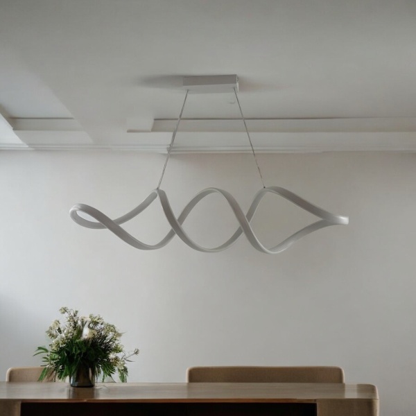 Люстра светодиодная 7202 белая