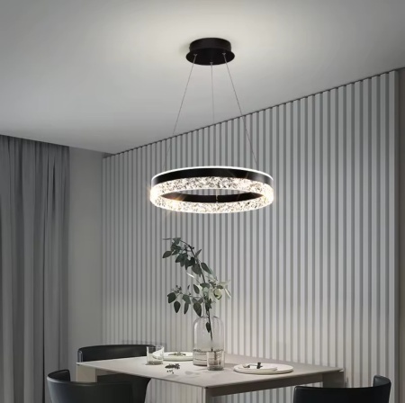 Люстра светодиодная 7110 черная