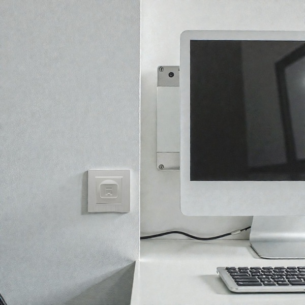 Nature MMW-020 Компьютерная розетка RJ-45 cat6e 10GB（Белый-Матовый）