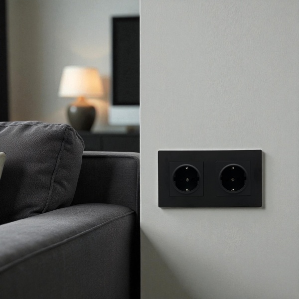 Grace MMB-2013 2 розетки с заземлением（Черный）