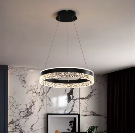 Люстра светодиодная 7110 черная