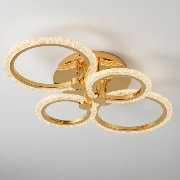 Люстра светодиодная 5007/4 золото