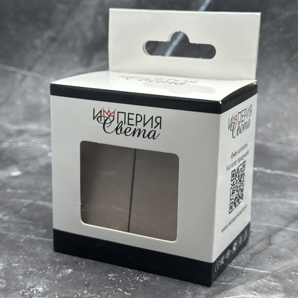 TG-006 2 клавишный 1 полюсный выключатель без рамки（Золото-Матовый）