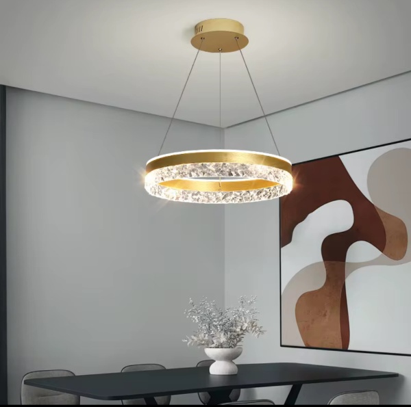 Люстра светодиодная 7110 золото