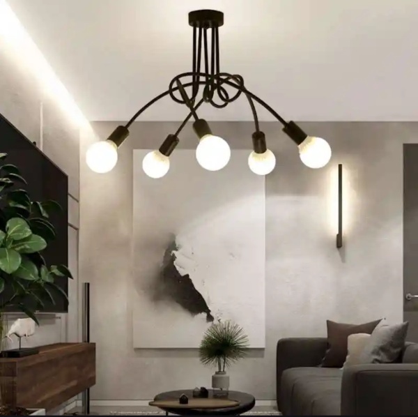 Люстра 8881/5 черная