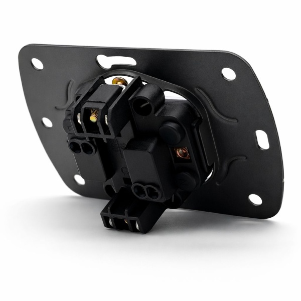 Art MTW-031 Розетка двойная  без заземления 120 (Белый-Матовый）