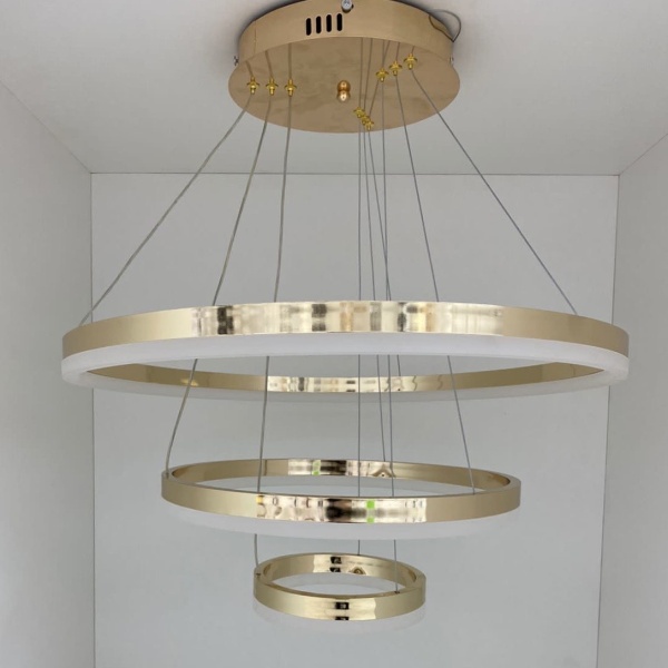 Люстра светодиодная 7101/60+40+20 золото