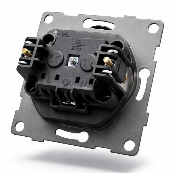 Grace MMB-013 Розетка   с заземлением（Черный）