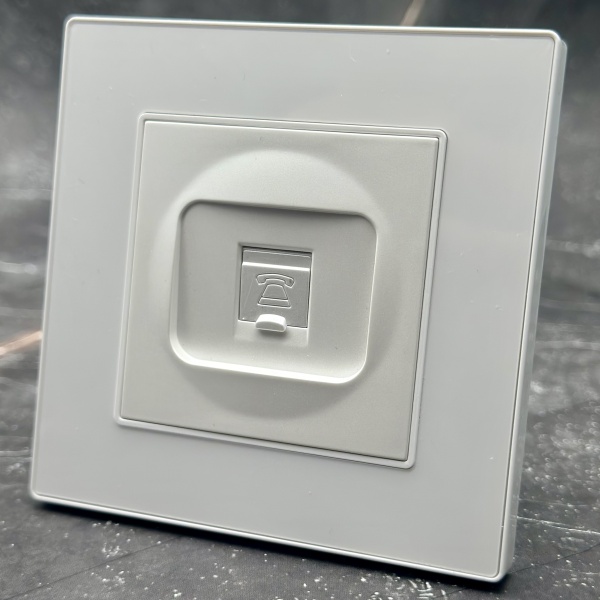 Cristal MMW-021 Телефонная розетка（Белый）