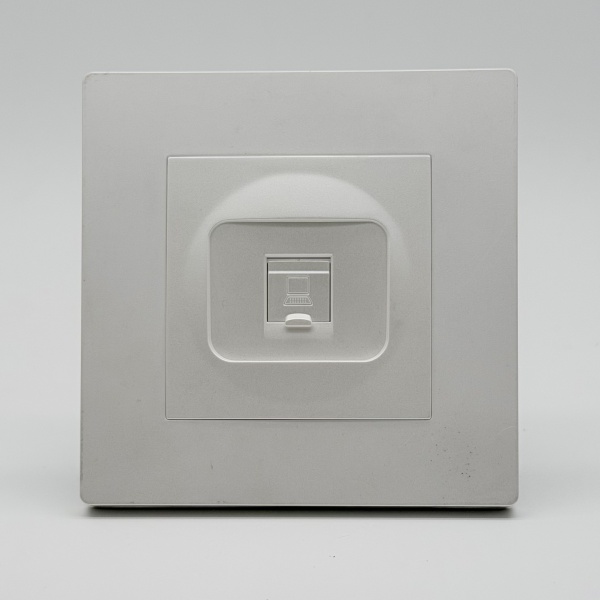 Grace MMW-022 Компьютерная розетка RJ-45 cat5e 1GB （Белый-Матовый）