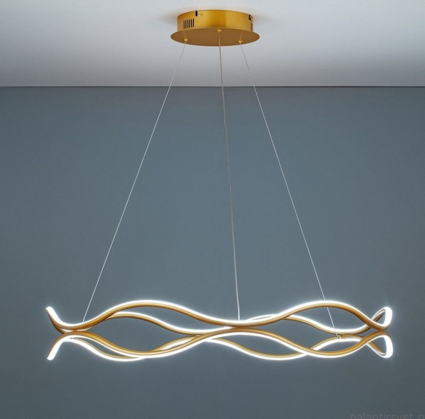 Люстра светодиодная 7204 золото