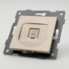 MG-022 Компьютерная розетка RJ-45 cat5e 1GB без рамки（Золото-Матовый）