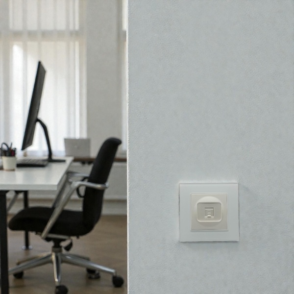 Glass MMW-022 Компьютерная розетка RJ-45 cat5e 1GB （Белый-Матовый）