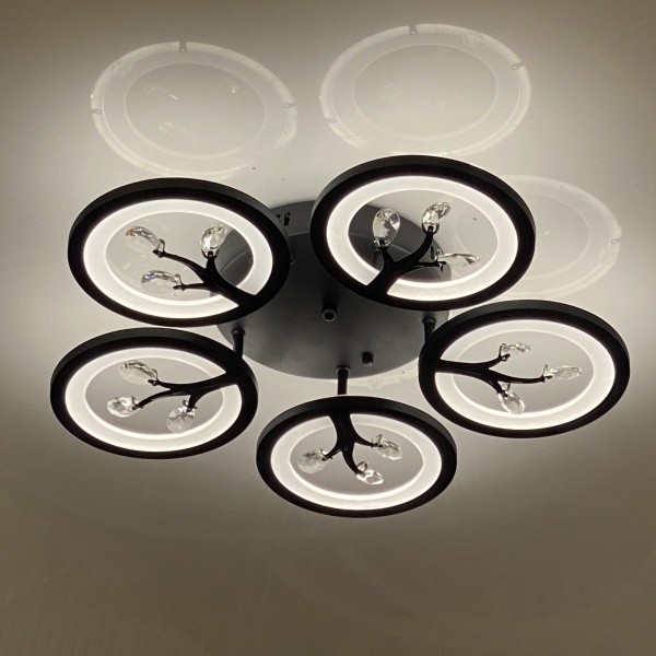 Люстра светодиодная 5011/5 черная