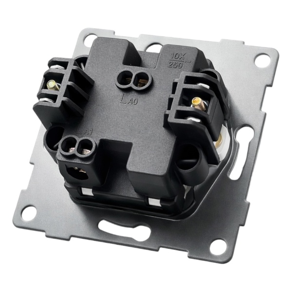 Grace MMB-001 1 клавишный 1 полюсный выключатель（Черный）