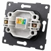 MG-022 Компьютерная розетка RJ-45 cat5e 1GB без рамки（Золото-Матовый）