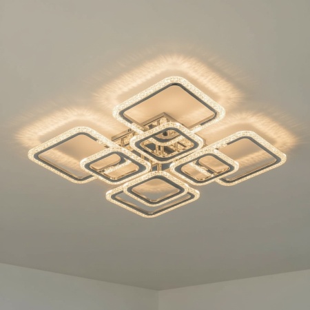 Люстра светодиодная 5004/4+4 хром