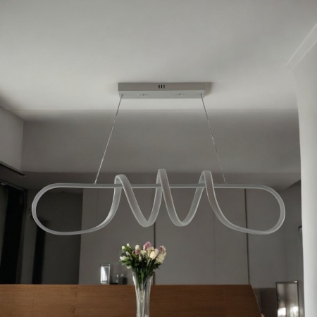 Люстра светодиодная 7201 белая